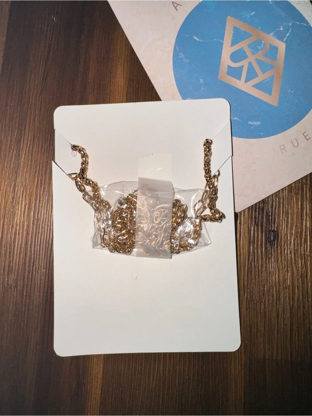NWT - Amelia Rue Gold Layered Chain Necklace